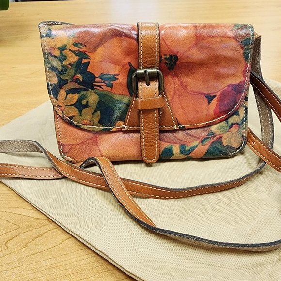 Patricia Nash Floral Crossbody - Picture 1 of 5